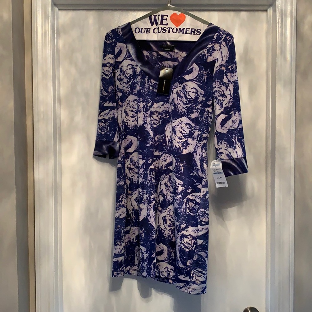 BCBG blue mini dress